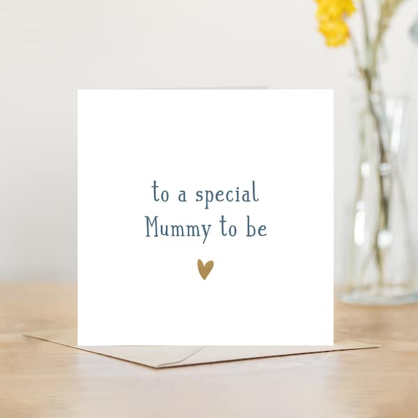 To a special mummy to be | mothers day card birthday card for a special mama | mummy to be pregnant pregnancy mum to be | personalised