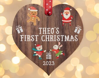 Baby first Christmas ornament | baby's first baby ornament | 1st Christmas baby's first personalised baby Christmas | my first Christmas
