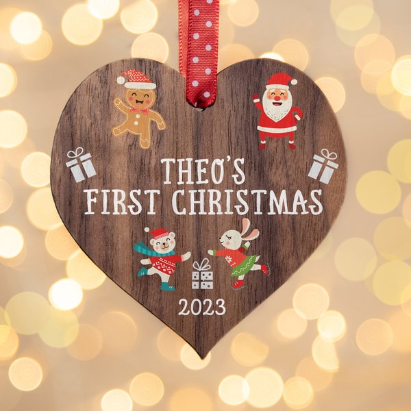 Baby first Christmas ornament | baby's first baby ornament | 1st Christmas baby's first personalised baby Christmas | my first Christmas