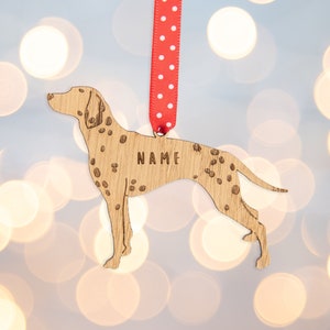 Dalmatian dog ornament | Christmas ornament dog lover gift | pet memorial christmas decoration | dog, Christmas ornaments