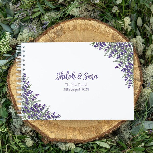 Lined Guest Book Etsy