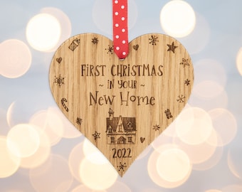 First Christmas new home, new home ornament, christmas ornament, housewarming gift, first home ornament, our first home, christmas gift, 1CD