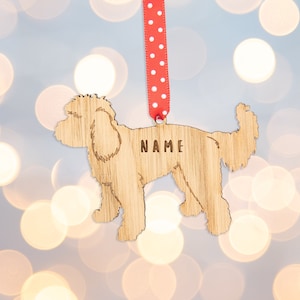 Cockapoo Hunde ornament | Weihnachtsschmuck Hundeliebhaber Geschenk | Haustier Erinnerung Weihnachtsdeko | Hund, Weihnachtsschmuck | HUND24