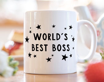 Verbaasd Jongleren stof in de ogen gooien Worlds best boss mug - Etsy België