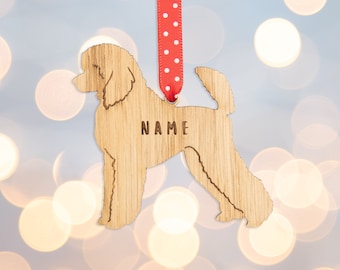 Poodle dog ornament | Christmas ornament dog lover gift | pet memorial christmas decoration | dog, Christmas ornaments