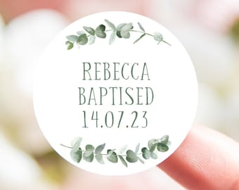 Baptism stickers for boy baptism or girl baptism | baptism sticker for baptism favors | baptism labels for baptism favor