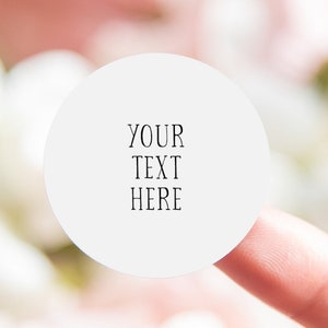 Your text here wedding stickers | simple minimalist custom stickers personalised |  text business labels | party stickers sticker