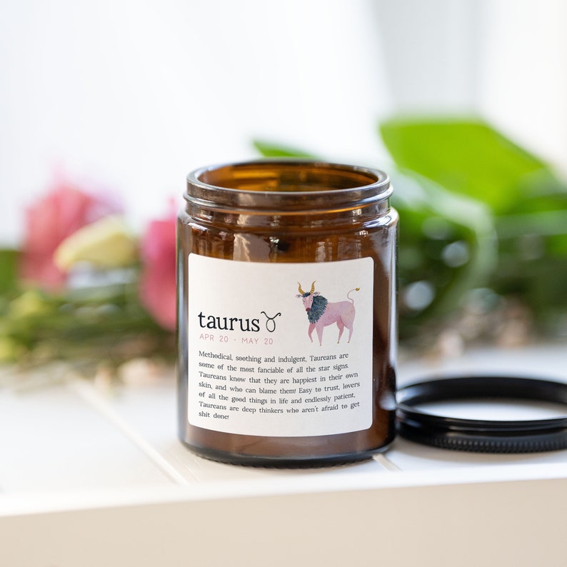 Aries candle zodiac candle aries gift astrology candle image 3