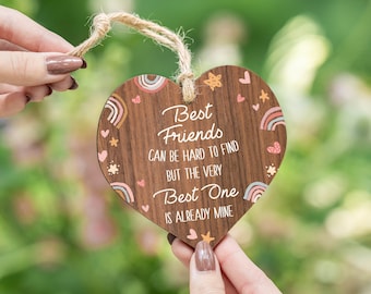 Best friends can be hard to find decoration, wood friend gift, gift for her, best friend, gift for friend, sister gift, gifts for her, AM58