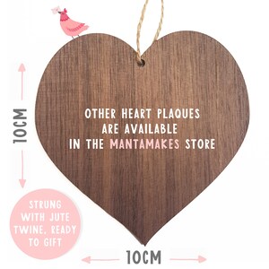 You were made for this Wooden Heart Decoration gift Motivational Inspirational Quotes Gifts for Her Friends Coworker Family AM49 image 3