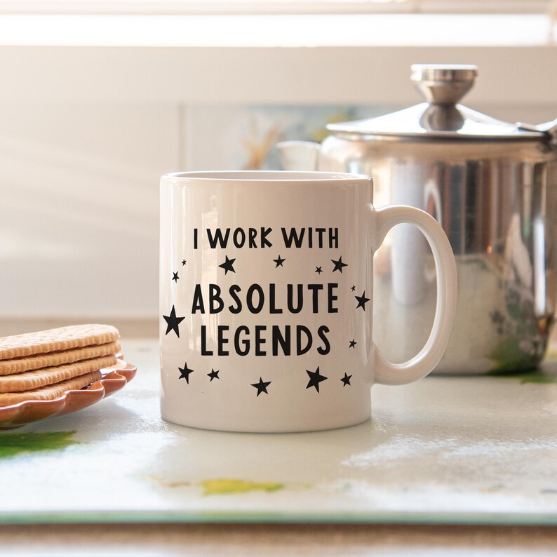 Gifts for Colleagues I Work With Absolute Legends Mug Etsy UK