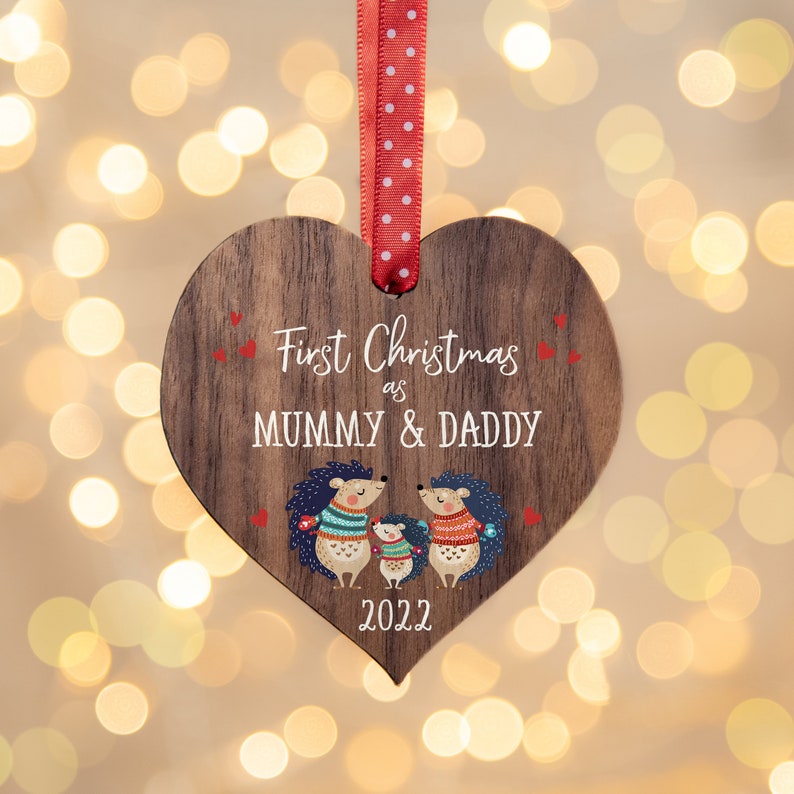 First Christmas, new mum gift, new parents gift, baby ornament, baby's first, baby first christmas, 1st christmas, christmas gift,  14CD 