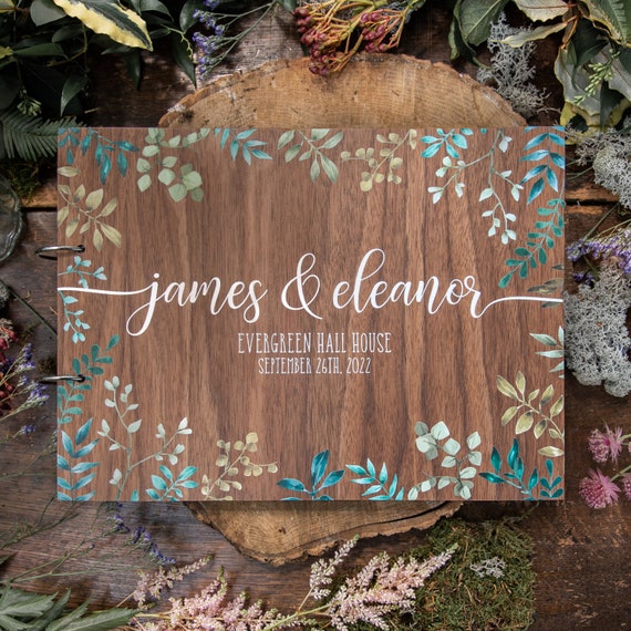 Wedding Guest Book Alternative Unique Guestbook Personalised - Etsy