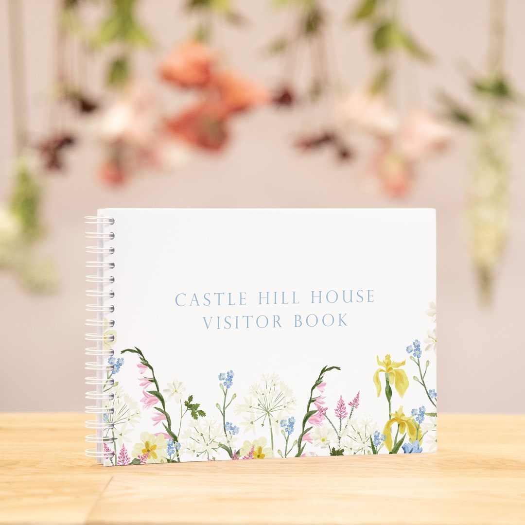Personalised Visitors Book / Visitor Book Hotel Guest Book Cabin Guest Book Airbnb Guest Book
