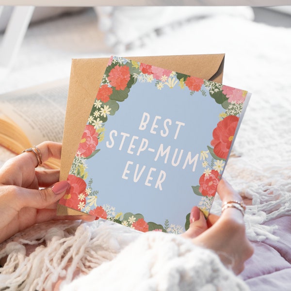 Personalised Mother's Day Card for Stepmom Etsy UK