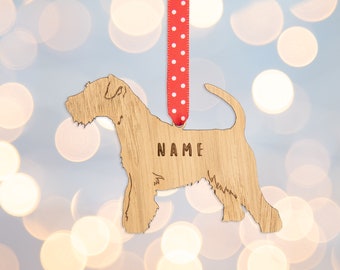 Irish terrier dog ornament | Christmas ornament dog lover gift | pet memorial christmas decoration | dog, Christmas ornaments