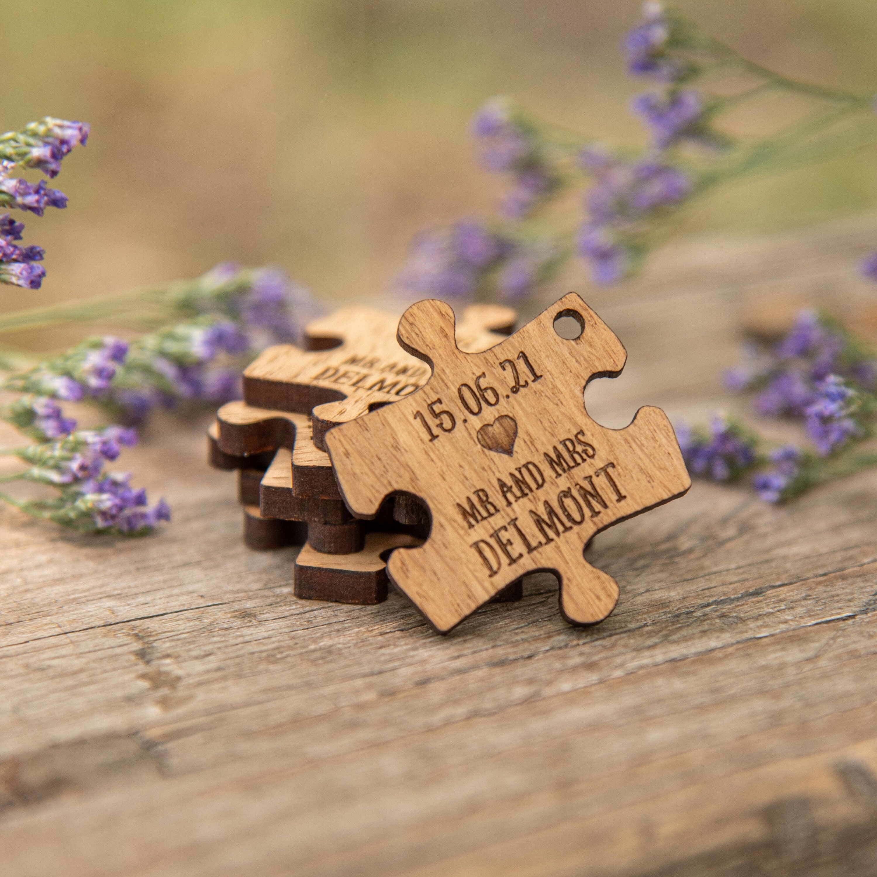 Custom Wedding Favors Puzzle Favors Puzzle Piece Favors Etsy