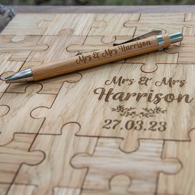 Puzzle Guestbook, Jigsaw Guestbook, Unique Guestbook, Jigsaw puzzle guestbook, Wedding Guestbook, Guest books, wedding guestbooks image 9