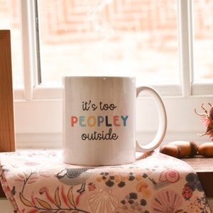 Es taza demasiado popular, regalo divertido, taza divertida, tazas divertidas, taza, taza de café, regalos divertidos, regalo para ella, regalo de Navidad, regalo de cumpleaños imagen 3