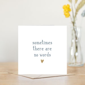 Simple sympathy card uk | sympathy quote with sympathy loss minimalist stationery | friend mum mom husband baby boy or girl