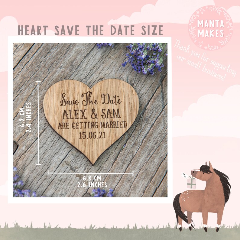 Save the date, rustic save the date, save the date card, save the date magnet, custom save the date, wedding announcement, invitations 6STD image 3