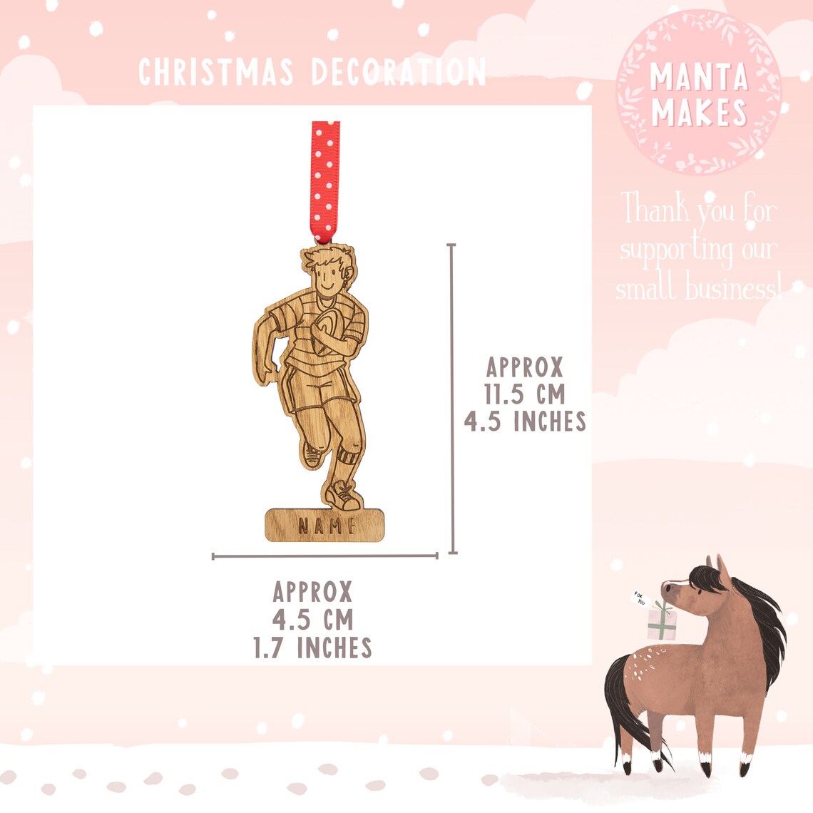 Rugby Decoration Rugby Gifts Football Gift Boys Decoration - Etsy UK