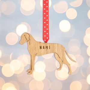 Vizsla dog ornament | Christmas ornament dog lover gift | pet memorial christmas decoration | dog, Christmas ornaments