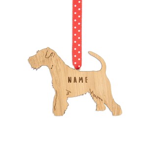 Irish terrier dog ornament Christmas ornament dog lover gift pet memorial christmas decoration dog, Christmas ornaments image 2