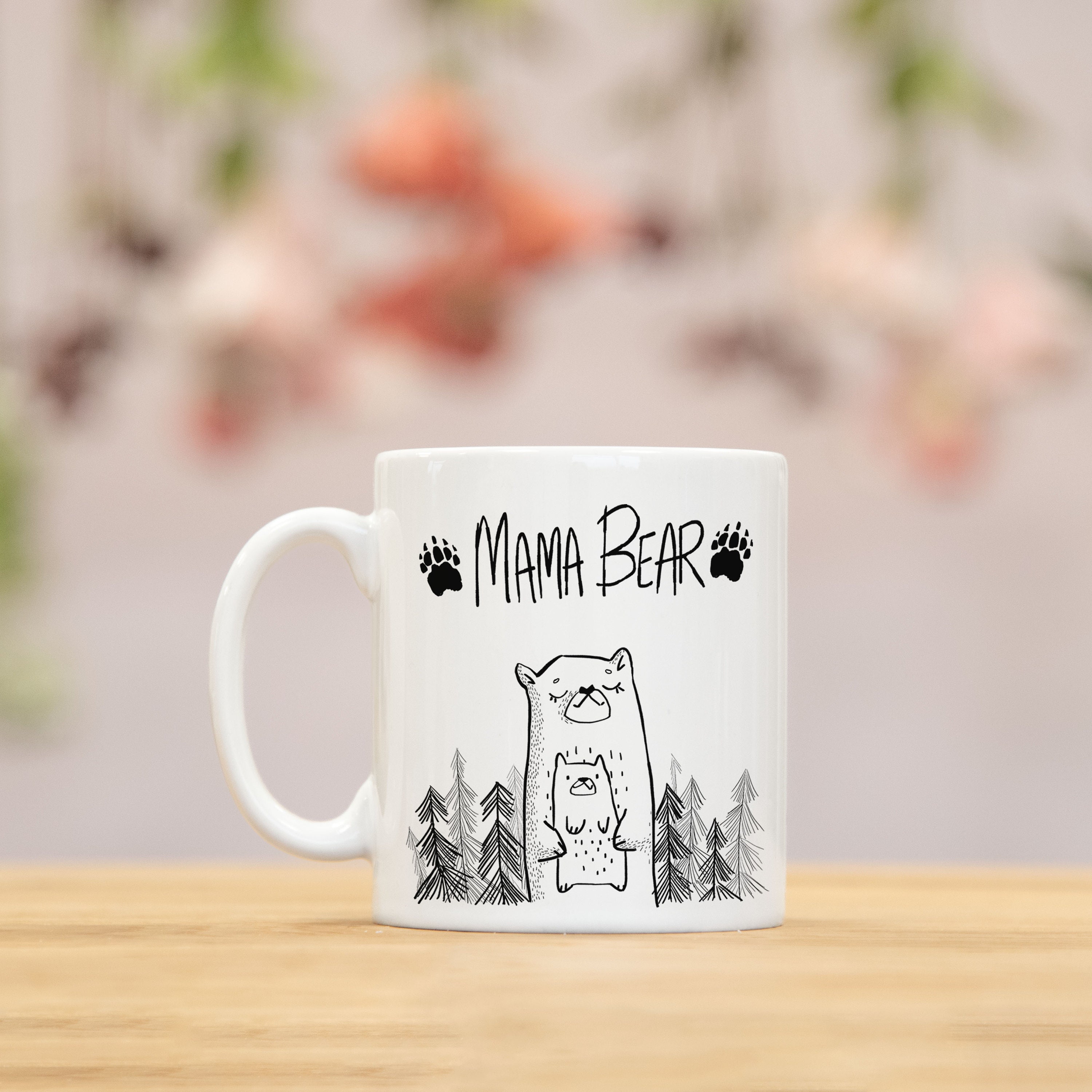 Mama Bear Papa Bear Coffee Mugs Set-14.2oz Funny Ceramic Couples Campfire  Mugs Honey Mama Papa Mom and Dad Gifts for New Parents - AliExpress