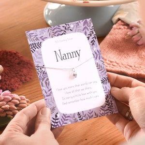 Personalised jewellery for online nanny