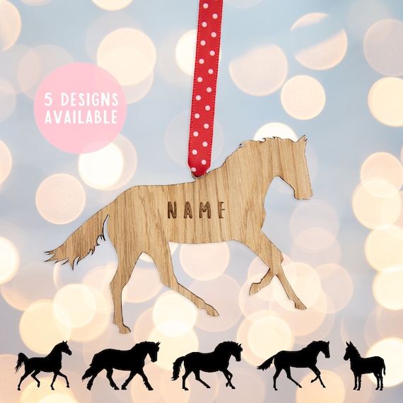 Ornamento personalizzato per cavalli regalo per amanti dei - Etsy Italia