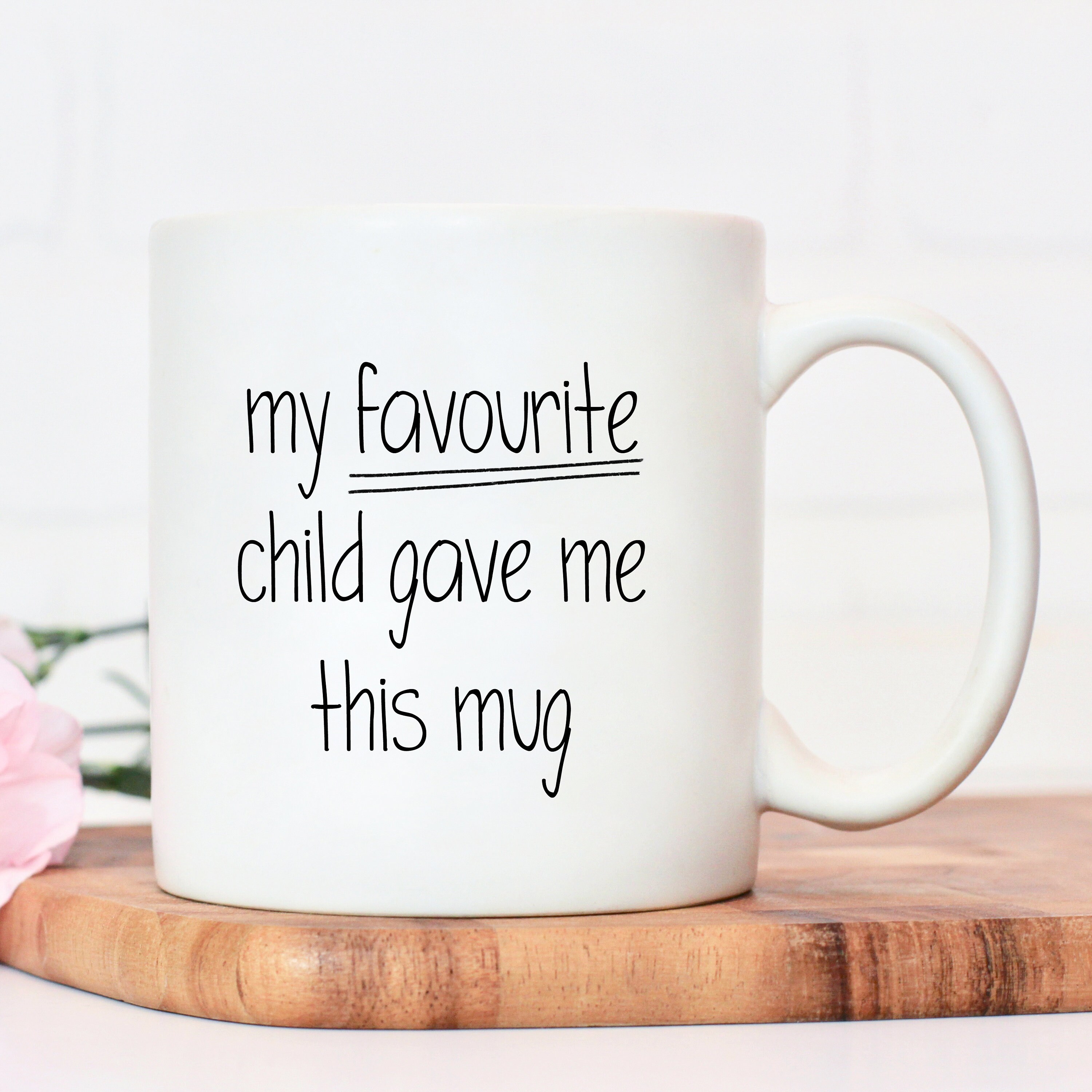 Favourite child mug funny gift gift for mum mum gift gifts Etsy