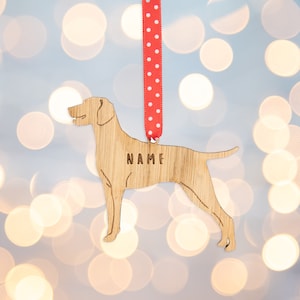 Rhodesian ridgeback dog ornament | Christmas ornament dog lover gift | pet memorial christmas decoration | dog, Christmas ornaments