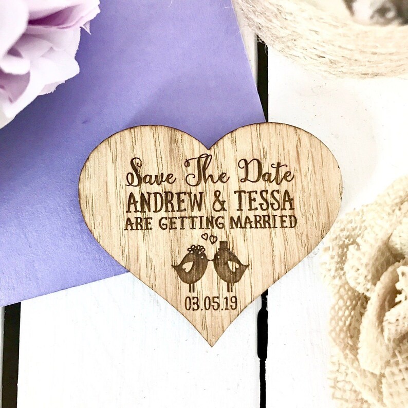 unique save the date rustic 1STD wooden save the date save the date save the dates Magnet save the date heart,save our date