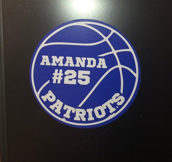 Basketball Locker Decoration Magnetic Custom Etsy