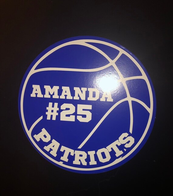 Basketball Locker Decoration Magnetic Custom Etsy