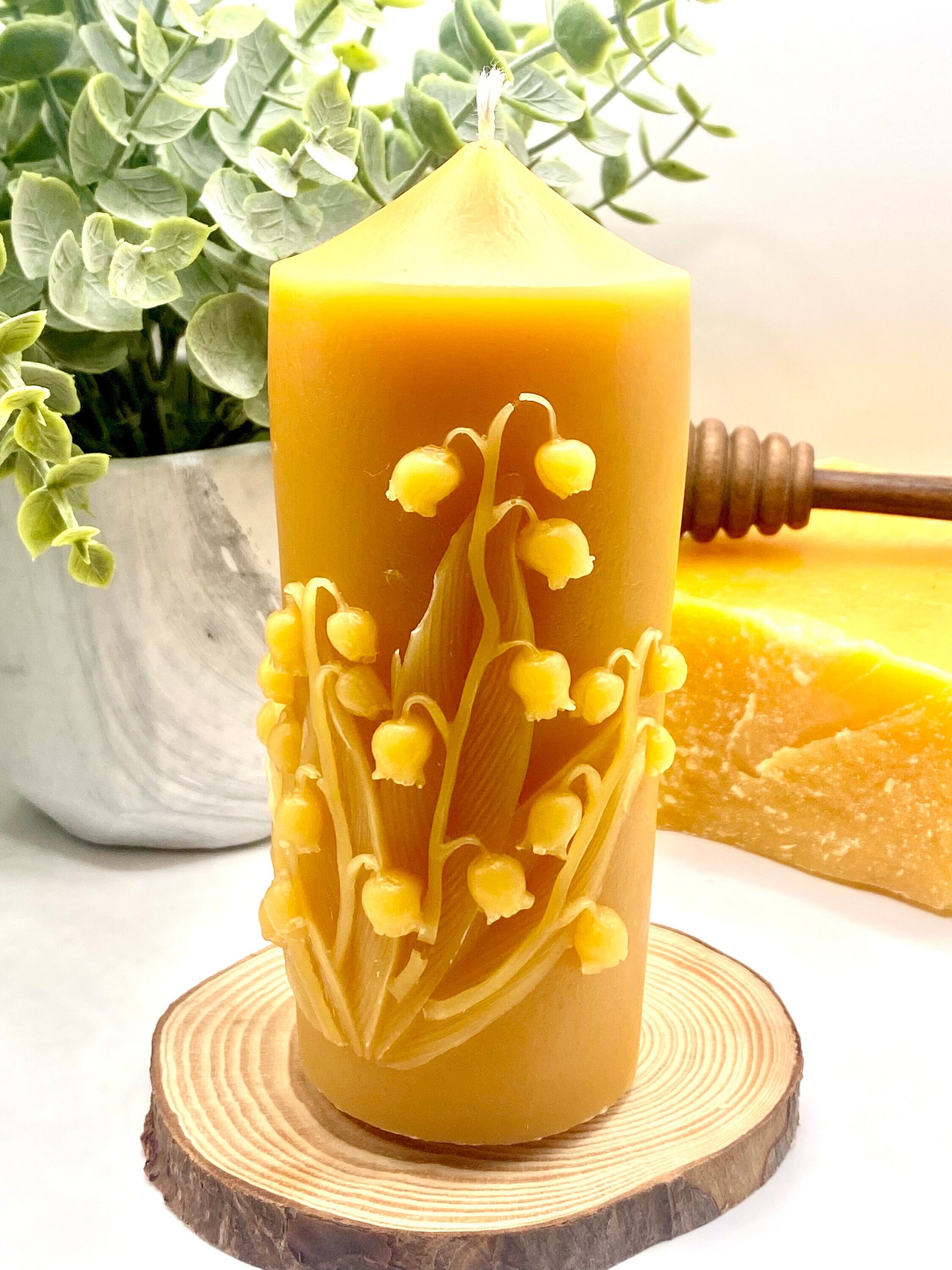 Pure Canadian Beeswax Candles handmade with LOVE in Revelstoke BC