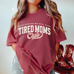 Sleep Deprived but Still Alive Shirt Tired Moms Club Shirt, Funny Mom Shirt, Mom Life Shirt, New Mom Gift, Mom Appreciation Sweatshirt