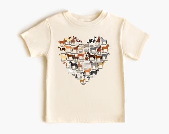 Camiseta de caballo para niña, camiseta estilo western, camiseta de raza de caballo, sudadera para bebés, regalo para amantes de los caballos, camiseta de vaquera, camiseta de caballo para mujer
