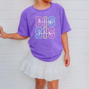 Big Sister T-shirt, Sister Shirt, Cute Kids Tee, Big Sister Gift, New Big Sister Gift, Birthday Tee, Matching Sister T-shirts, Big Sis