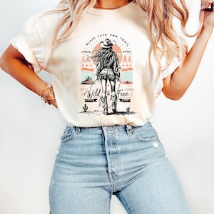 Cowgirlshirt, rodeo-T-shirt, cowgirl-T-shirt Country Concert Tee, western grafisch T-shirt voor vrouwen, western T-shirt, western T-shirt,