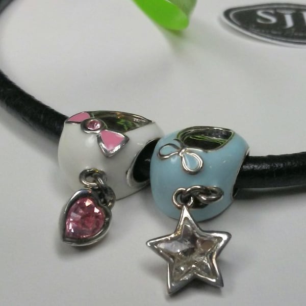 Baby Bootie Charm Etsy