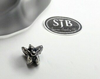 Starfish Charms, 925 Silver Starfish Bead Charm, Beach Charms, Sealife Charms, Sterling Silver Starfish fits Novo Chamilia & Pandora Jewelry