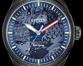 Marvel Universe Watch, Citizen Disney Watch, Super Hero Watch, Avengers Stainless Steel Watch with Blue Strap Dial, Mens Collectable Watch