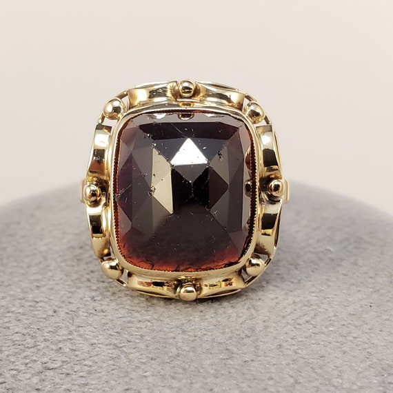 Garnet Rings, 14k Garnet  Rings, 14k Yellow Gold … - image 6