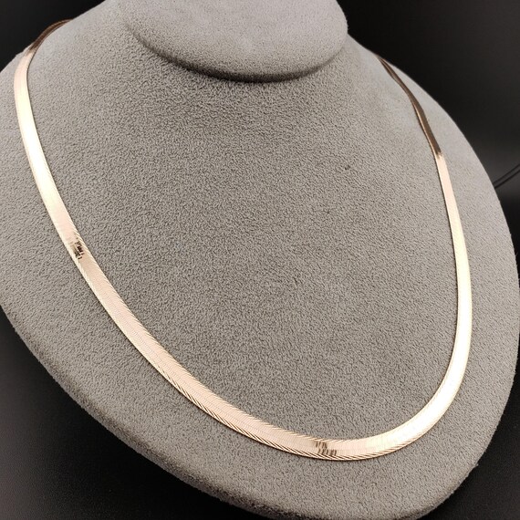 Vintage Chains, Vintage 14k Rose Gold 4.6mm Diamo… - image 3