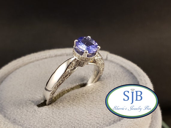 JewelersClub Tanzanite Ring Birthstone Jewelry – 0.25 Carat Tanzanite 14K  Gold Plated Silver Ring Jewelry with White Diamond Accent – Gemstone Rings  with Hypoallergenic 14K Gold Plated Silver Band - Walmart.com