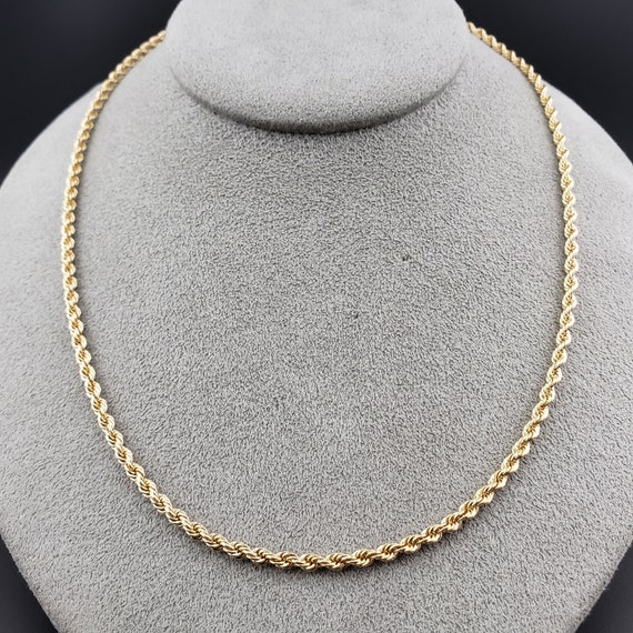 Gold Chains, Vintage 14k Rope Chains, Vintage 14k… - image 2