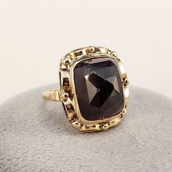 Garnet Rings, 14k Garnet  Rings, 14k Yellow Gold … - image 7