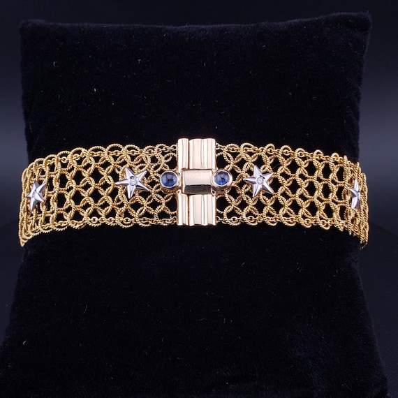 Vintage Bracelets, Vintage 18k Diamond Bracelets,… - image 2